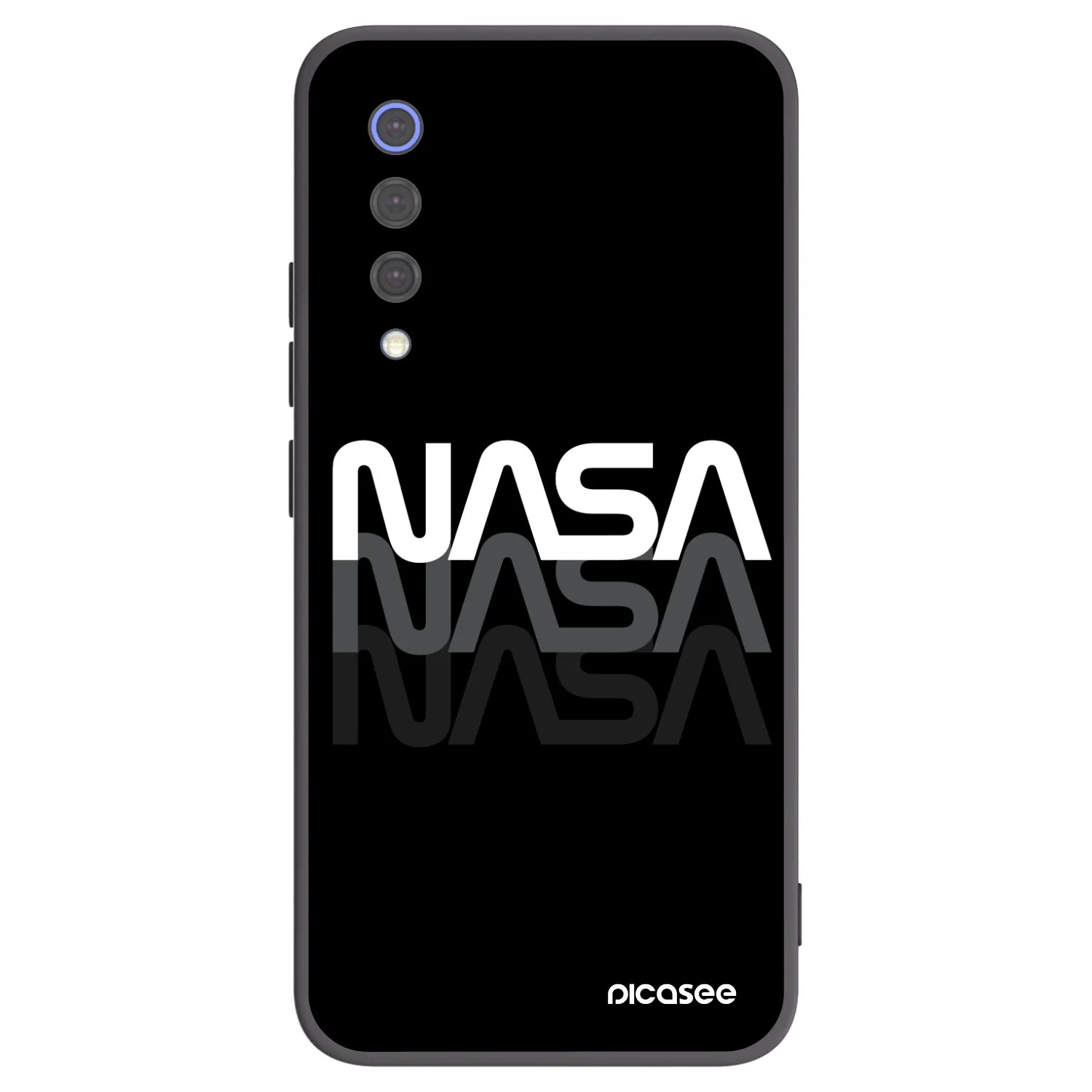 Picasee silikónový čierny obal pre Xiaomi Mi 9 SE - NASA Triple