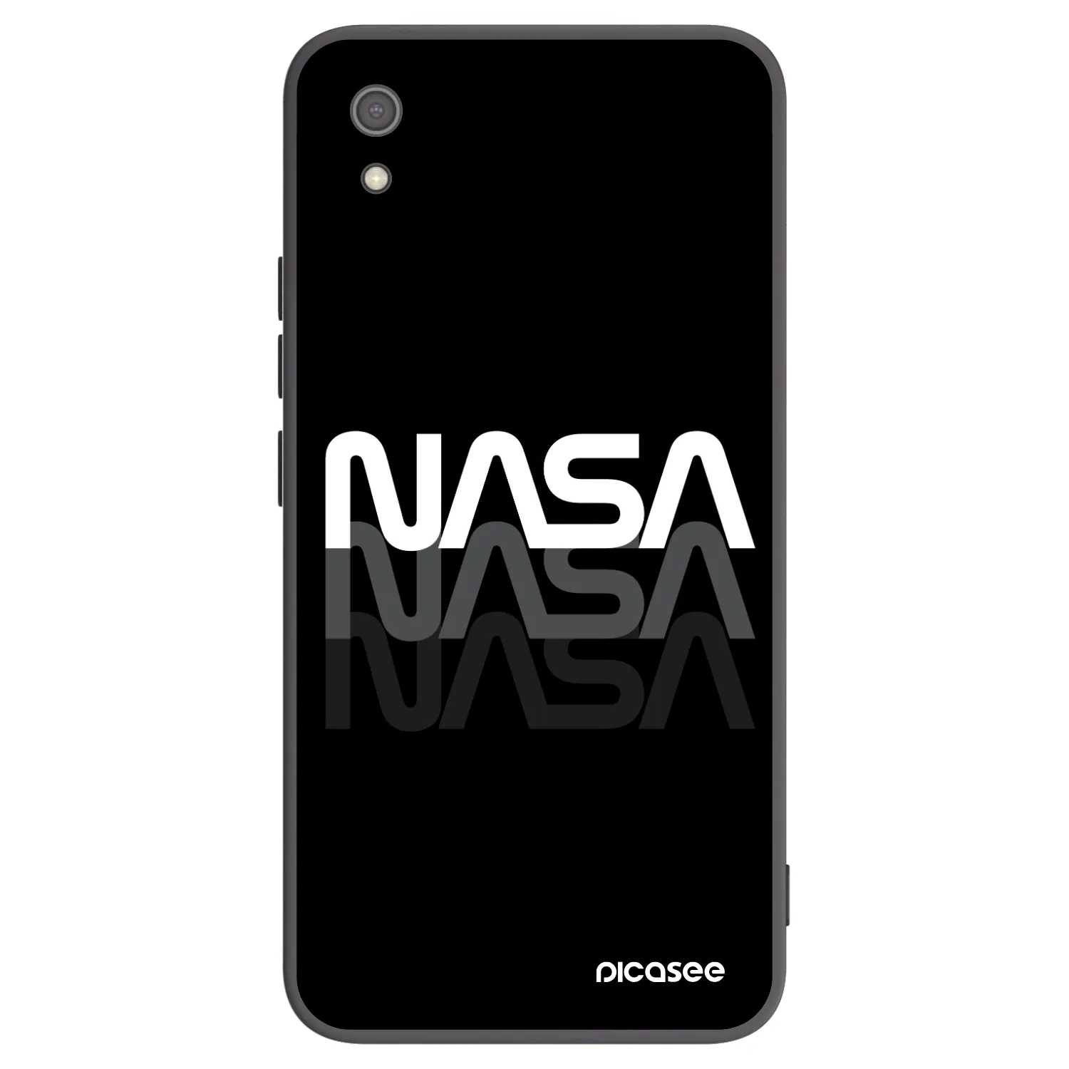 Picasee silikónový čierny obal pre Xiaomi Redmi 7A - NASA Triple