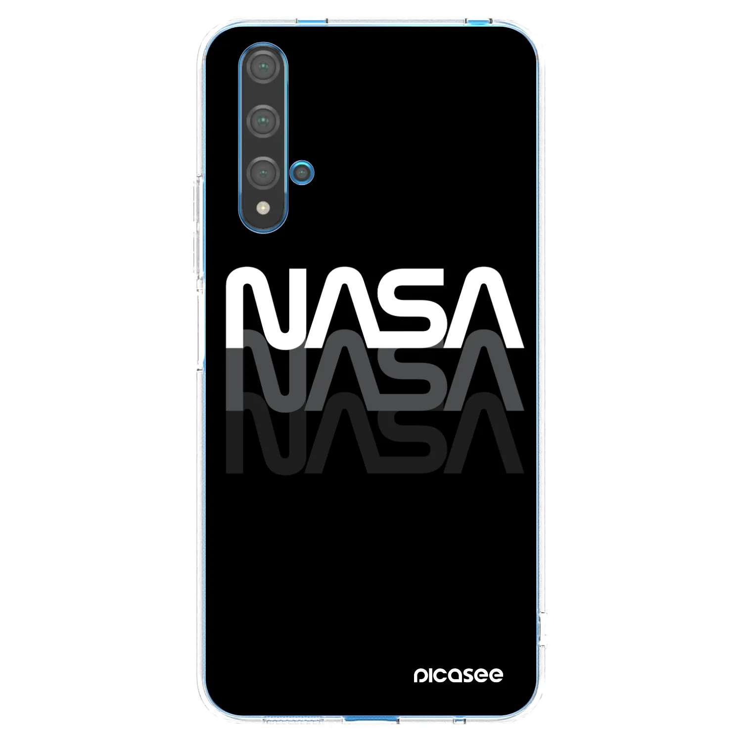 Picasee silikónový prehľadný obal pre Huawei Nova 5T - NASA Triple