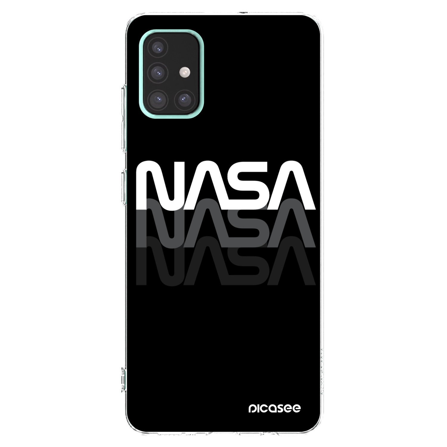 Silikónový prehľadný obal pre Samsung Galaxy A51 A515F - NASA Triple