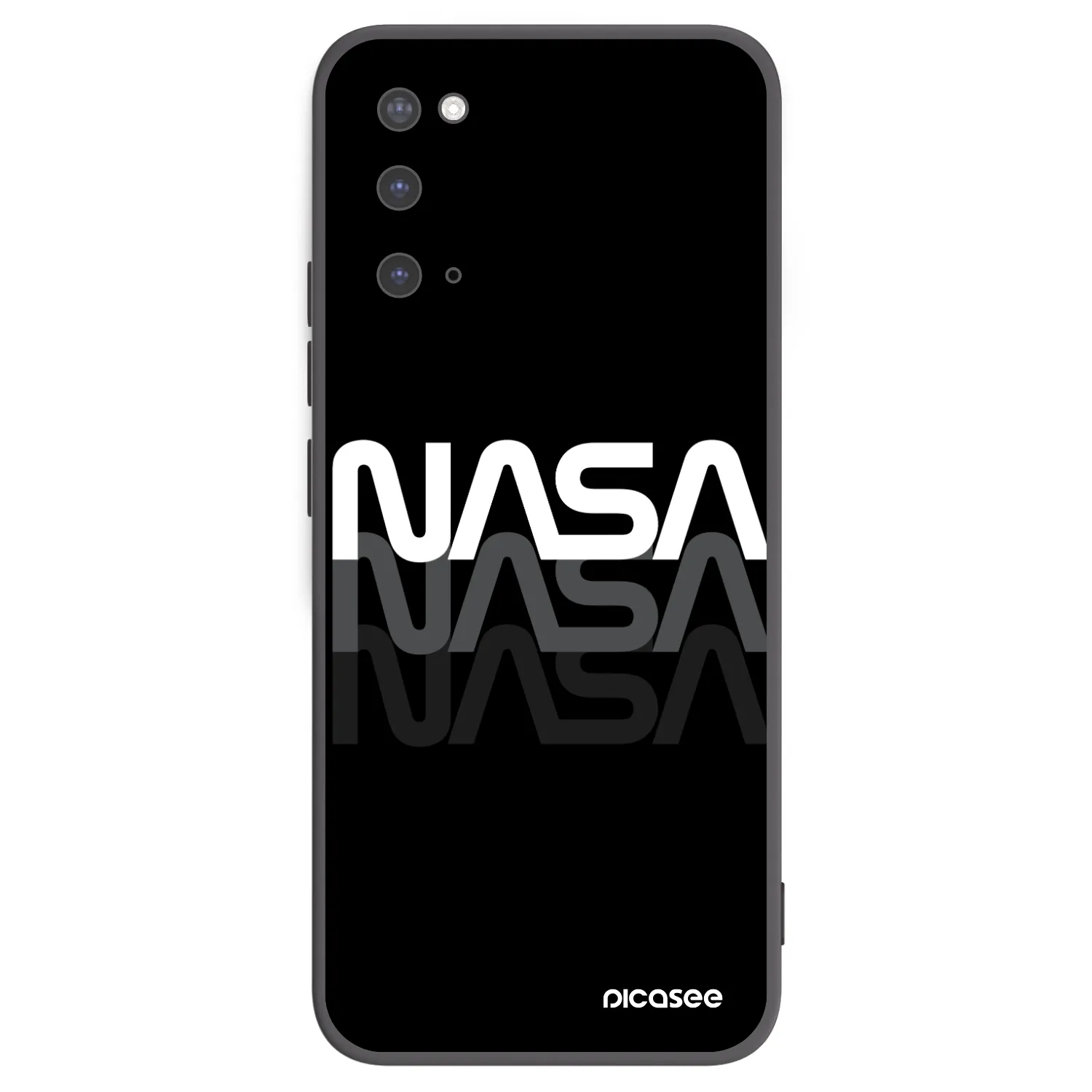 Picasee silikónový čierny obal pre Samsung Galaxy S20 G980F - NASA Triple