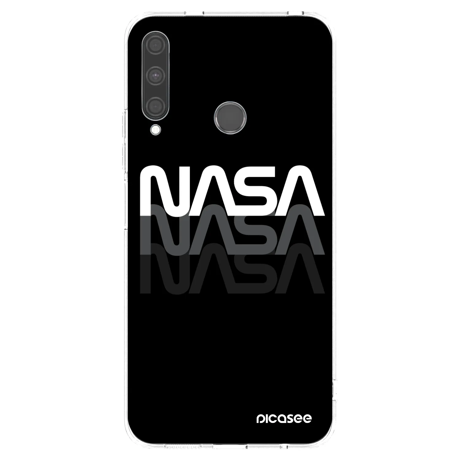 Picasee silikónový prehľadný obal pre Huawei P40 Lite E - NASA Triple