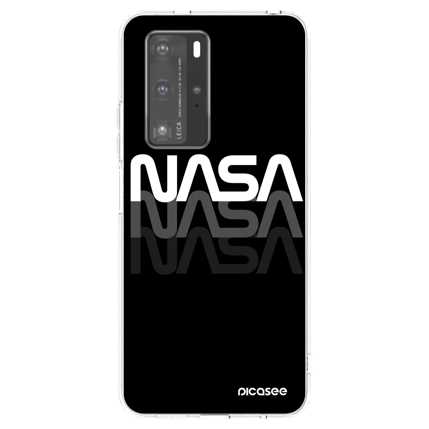 Silikónový prehľadný obal pre Huawei P40 Pro - NASA Triple