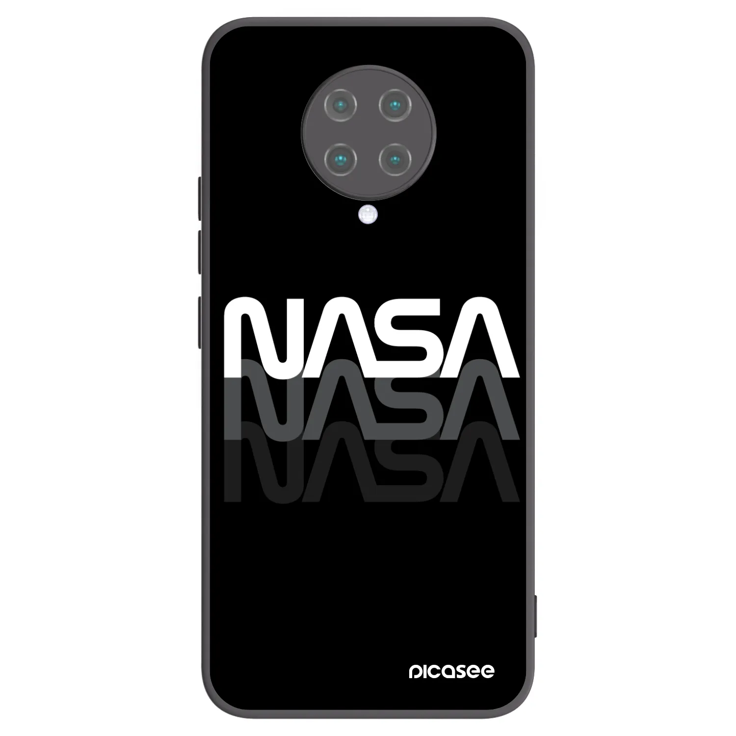 Picasee silikónový čierny obal pre Xiaomi Poco F2 Pro - NASA Triple