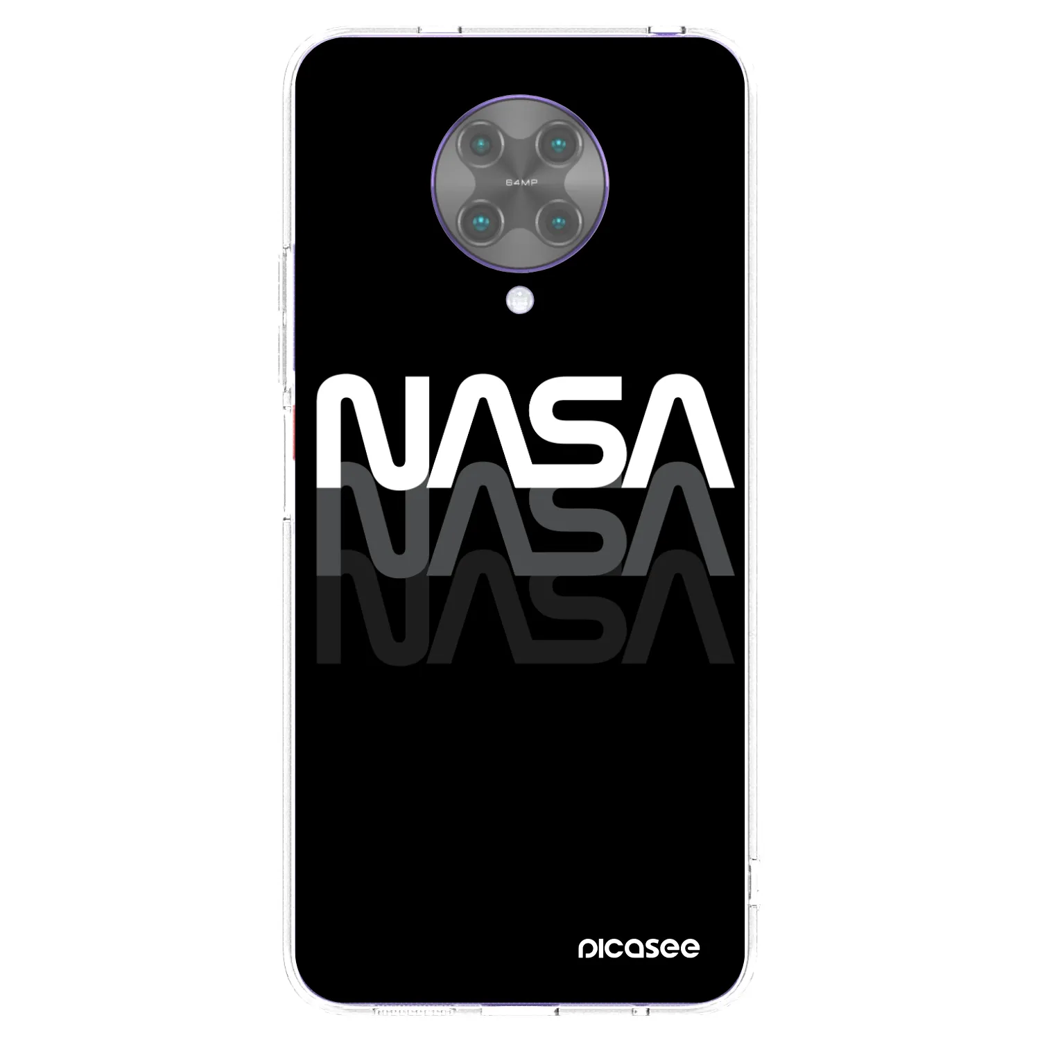 Silikónový prehľadný obal pre Xiaomi Poco F2 Pro - NASA Triple
