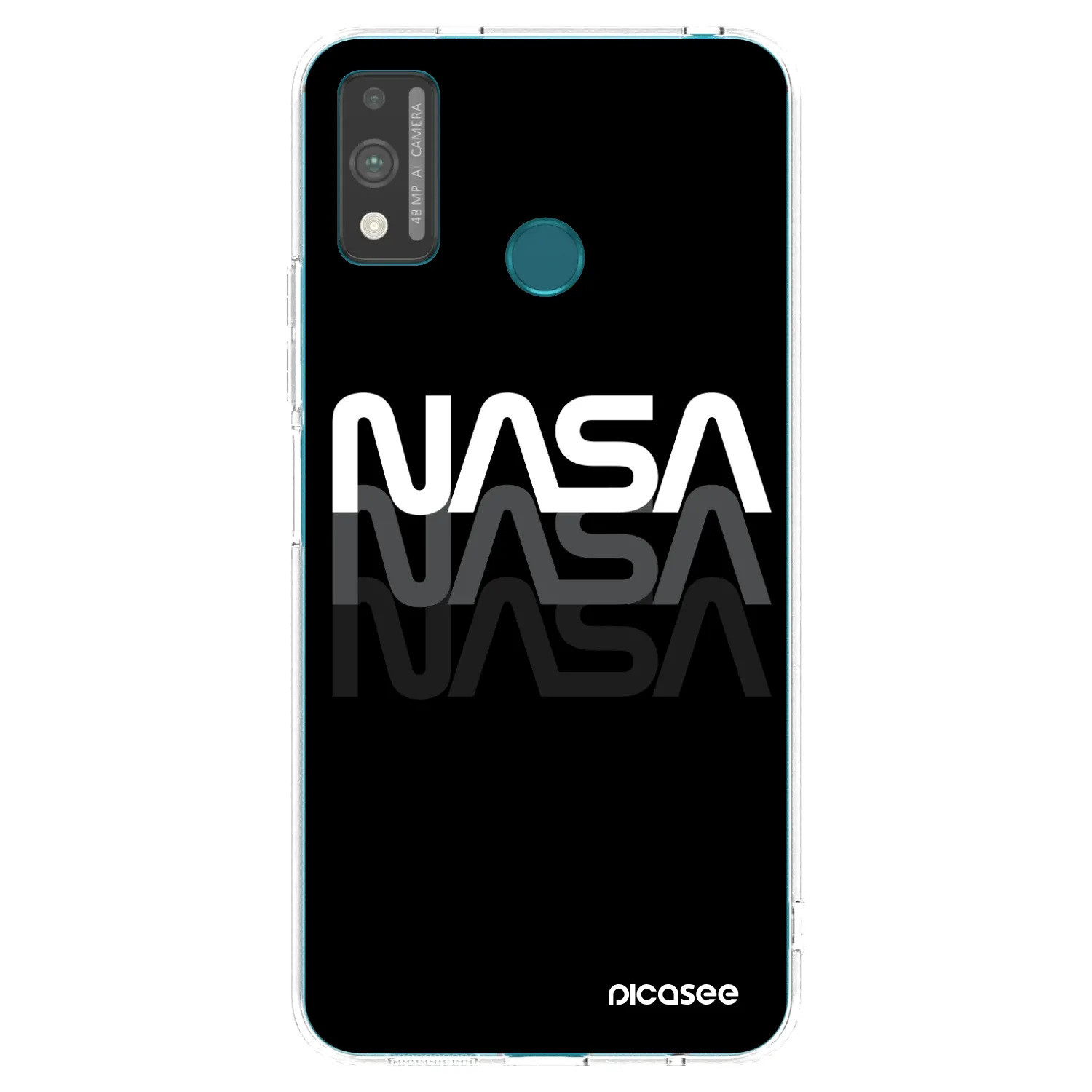 Picasee silikónový prehľadný obal pre Honor 9X Lite - NASA Triple