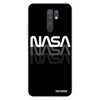 Picasee silikónový prehľadný obal pre Xiaomi Redmi 9 - NASA Triple