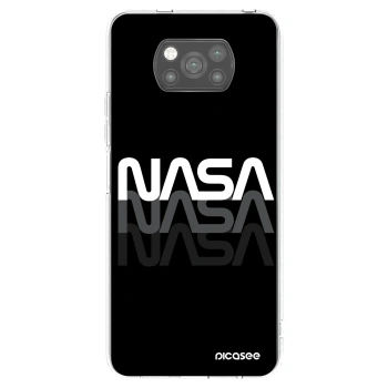 Picasee silikónový čierny obal pre Xiaomi Poco X3 - NASA Triple