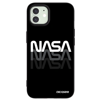 Picasee silikónový čierny obal pre Apple iPhone 12 - NASA Triple
