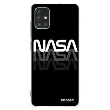 Picasee silikónový prehľadný obal pre Samsung Galaxy M51 M515F - NASA Triple
