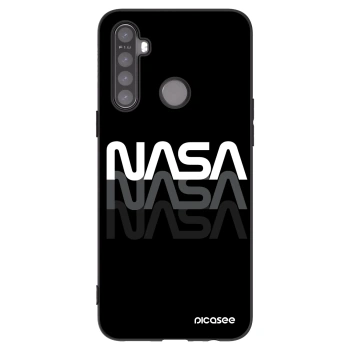 Picasee silikónový čierny obal pre Realme 5 - NASA Triple