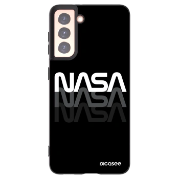 Picasee silikónový čierny obal pre Samsung Galaxy S21 5G G991B - NASA Triple