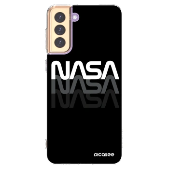 Picasee silikónový prehľadný obal pre Samsung Galaxy S21+ 5G G996F - NASA Triple