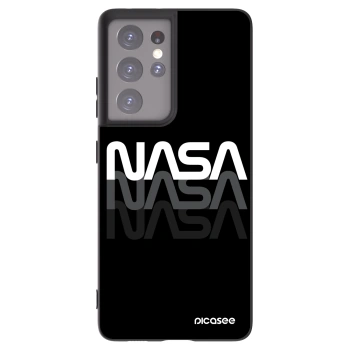 Picasee silikónový čierny obal pre Samsung Galaxy S21 Ultra 5G G998B - NASA Triple