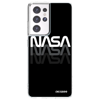 Picasee silikónový prehľadný obal pre Samsung Galaxy S21 Ultra 5G G998B - NASA Triple