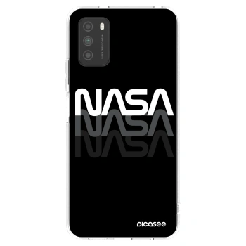 Picasee silikónový prehľadný obal pre Xiaomi Poco M3 - NASA Triple