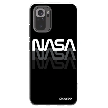 Picasee silikónový prehľadný obal pre Xiaomi Redmi Note 10 - NASA Triple