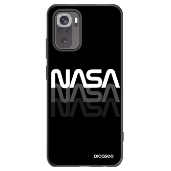 Picasee silikónový čierny obal pre Xiaomi Redmi Note 10 - NASA Triple