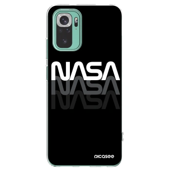 Picasee silikónový prehľadný obal pre Xiaomi Redmi Note 10 Pro - NASA Triple