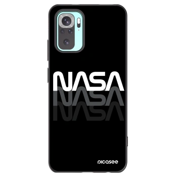 Picasee silikónový čierny obal pre Xiaomi Redmi Note 10 Pro - NASA Triple