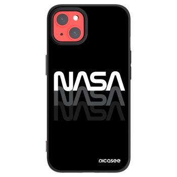 Picasee silikónový čierny obal pre Apple iPhone 13 - NASA Triple