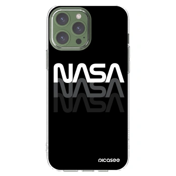 Picasee silikónový prehľadný obal pre Apple iPhone 13 Pro Max - NASA Triple