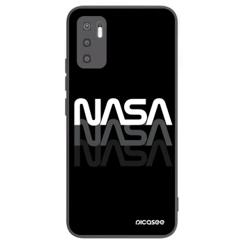 Picasee silikónový čierny obal pre Xiaomi Redmi Note 10 5G - NASA Triple