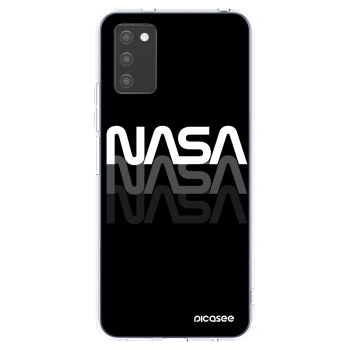 Picasee silikónový prehľadný obal pre Samsung Galaxy A02s A025G - NASA Triple