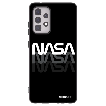 Picasee silikónový čierny obal pre Samsung Galaxy A52s 5G A528B - NASA Triple