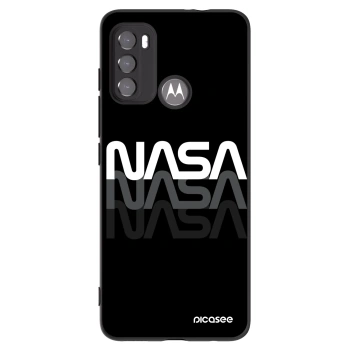 Picasee silikónový čierny obal pre Motorola Moto G60 - NASA Triple