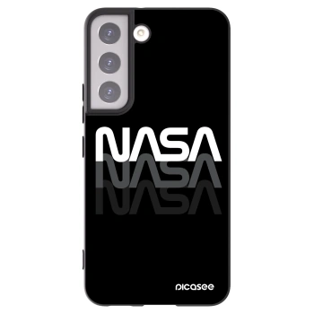 Picasee silikónový čierny obal pre Samsung Galaxy S22 5G - NASA Triple