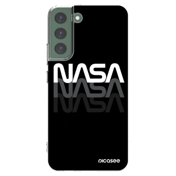 Picasee silikónový prehľadný obal pre Samsung Galaxy S22+ 5G - NASA Triple
