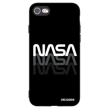 Picasee silikónový čierny obal pre Apple iPhone SE 2022 - NASA Triple