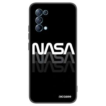 Picasee silikónový čierny obal pre OPPO Reno 5 5G - NASA Triple
