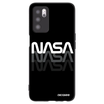 Picasee silikónový čierny obal pre OPPO A16 - NASA Triple