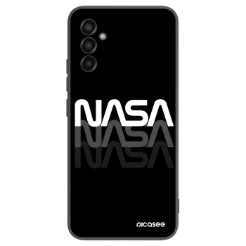Picasee silikónový čierny obal pre Samsung Galaxy M13 M135F - NASA Triple