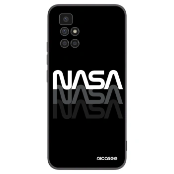 Picasee silikónový čierny obal pre Xiaomi Redmi 10 (2022) - NASA Triple