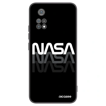 Picasee silikónový čierny obal pre Xiaomi Poco M4 Pro - NASA Triple