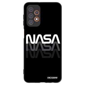 Picasee silikónový čierny obal pre Samsung Galaxy A23 A236B 5G - NASA Triple