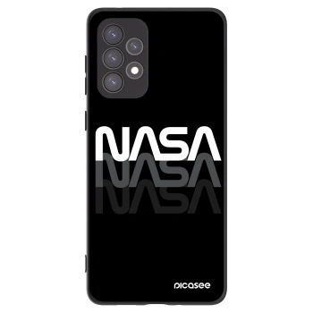 Picasee silikónový čierny obal pre Samsung Galaxy A73 5G - NASA Triple