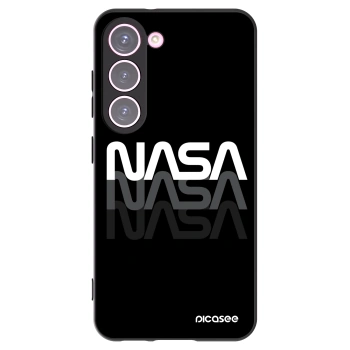 Picasee silikónový čierny obal pre Samsung Galaxy S23 5G - NASA Triple