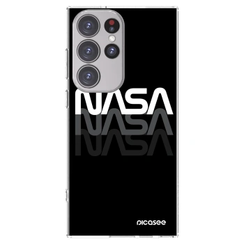 Picasee silikónový prehľadný obal pre Samsung Galaxy S23 Ultra 5G - NASA Triple