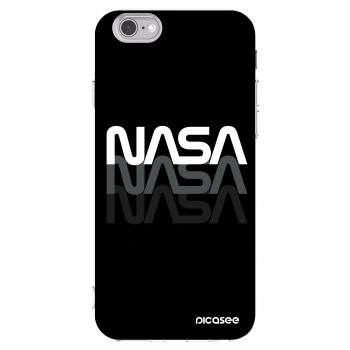 Picasee silikónový prehľadný obal pre Apple iPhone 6/6S - NASA Triple