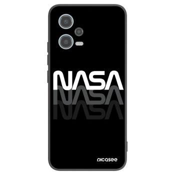 Picasee silikónový čierny obal pre Xiaomi Redmi Note 12 5G - NASA Triple