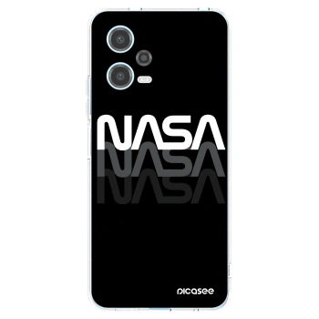 Picasee silikónový prehľadný obal pre Xiaomi Redmi Note 12 5G - NASA Triple