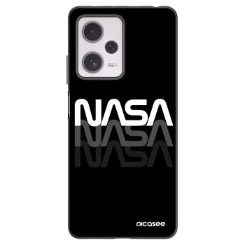 Picasee silikónový čierny obal pre Xiaomi Redmi Note 12 Pro+ 5G - NASA Triple