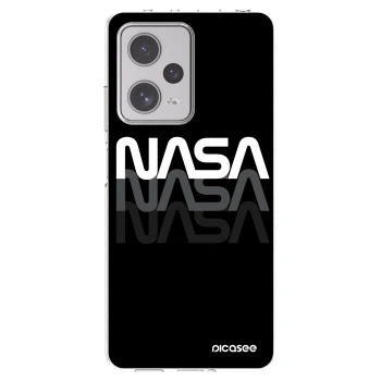 Picasee silikónový prehľadný obal pre Xiaomi Redmi Note 12 Pro+ 5G - NASA Triple