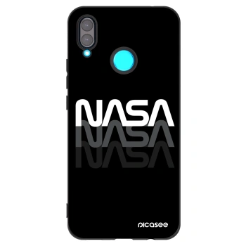 Picasee silikónový čierny obal pre Huawei Nova 3 - NASA Triple