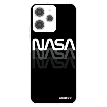 Picasee silikónový prehľadný obal pre Xiaomi Redmi 12 4G - NASA Triple