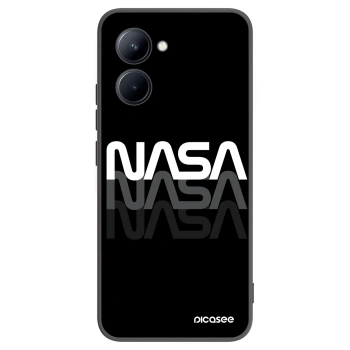 Picasee silikónový čierny obal pre Realme C33 (2023) - NASA Triple